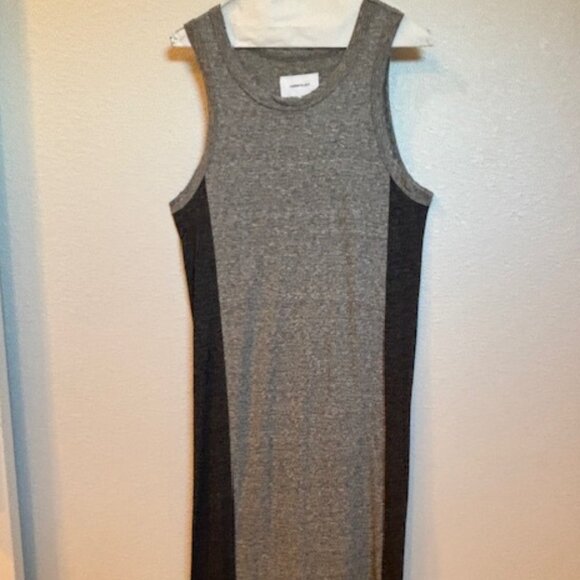 Current/Elliott The Perfect Muscle Tee Dress Colorblock - Picture 1 of 2